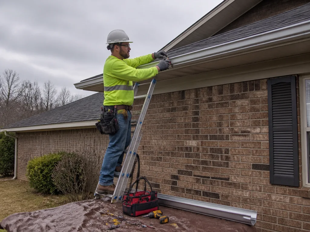 Aluminum Gutter Installation