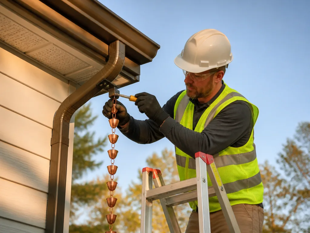 Rain Chain Installation
