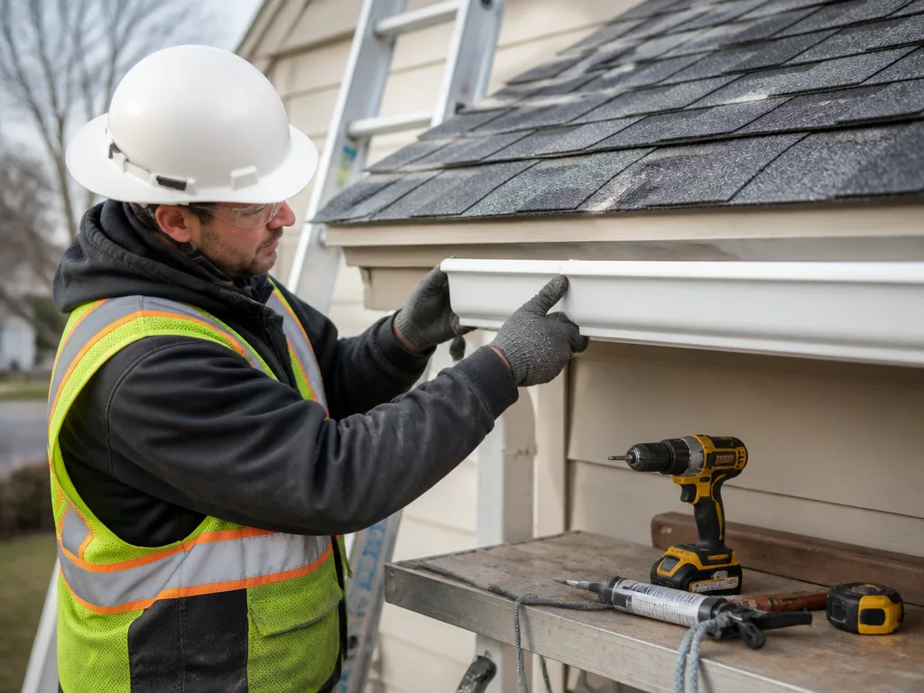 Vinyl Gutter Installation